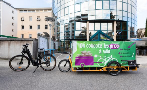 Collecte des cartons des professionnels