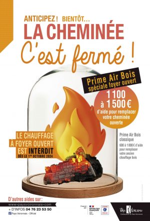 Le 1er octobre les foyers ouverts c&rsquo;est interdit !