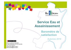 Baromètre – Eau et Assainissement – 2019