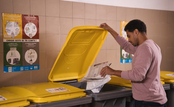 Bac jaune : emballages et papiers oui… mais en vrac !
