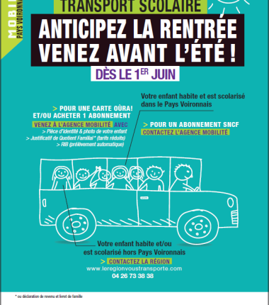 Anticipez la rentrée scolaire !