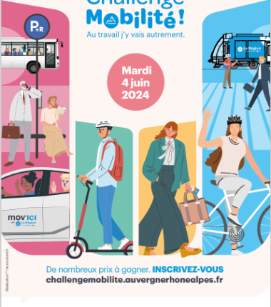 Mardi 04 juin 2024, c’est le Challenge Mobilité !