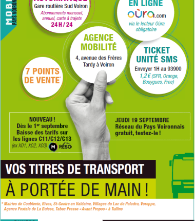 Où acheter votre titre de transport ?