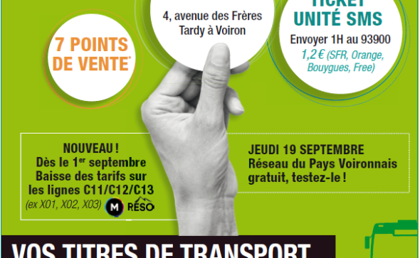 Où acheter votre titre de transport ?