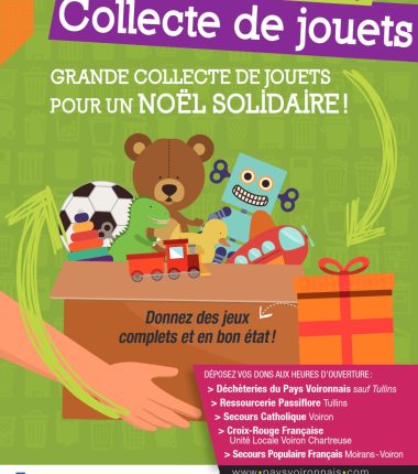 Collecte de jouets solidaire du 9 au 23 novembre 2024