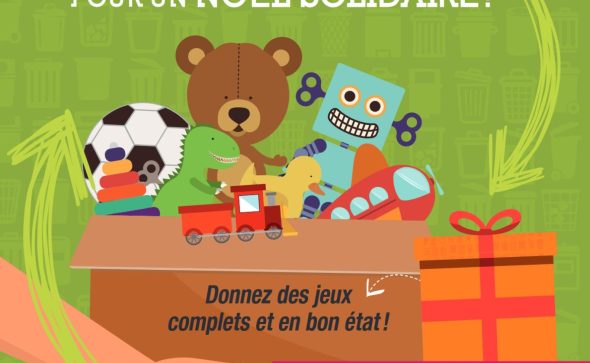 Collecte de jouets solidaire du 9 au 23 novembre 2024