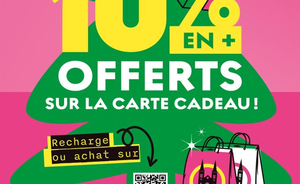 Pour vos cadeaux: c’est la carte Voiron Commerces !