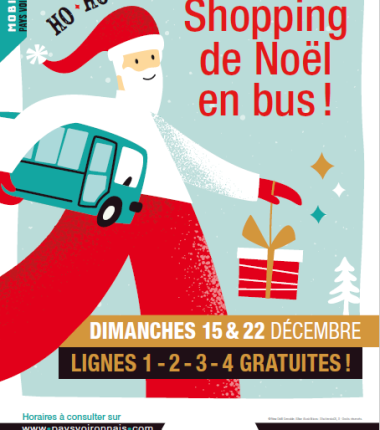 Pour vos achats de Noël, pensez au bus !