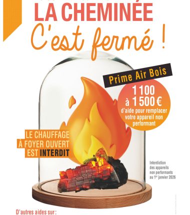 Pour vous chauffer, passez au foyer fermé !