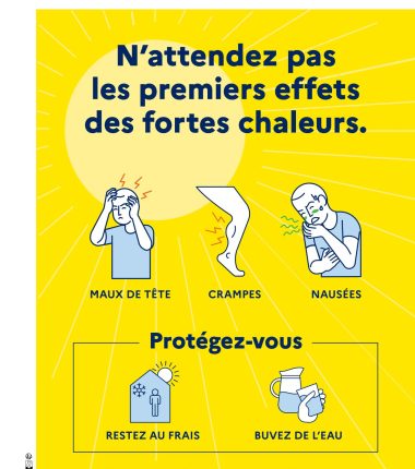 Fortes chaleurs et impact sur les services
