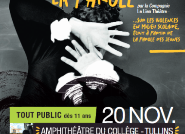 20/11 : Soirée théâtre-débat « Tu m’agresses la parole »