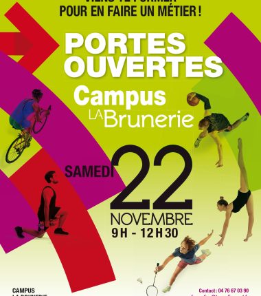 22 novembre : Le campus la Brunerie vous ouvre ses portes