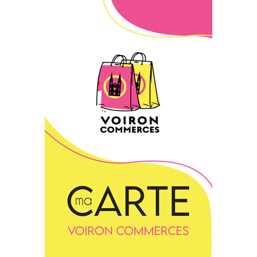 Pour vos cadeaux: c’est la carte Voiron Commerces !