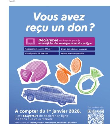 Vous avez reçu un don ?