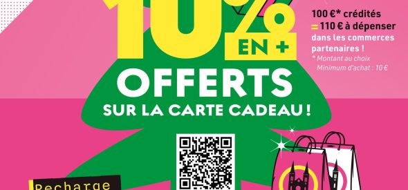 Pour vos cadeaux: c’est la carte Voiron Commerces !