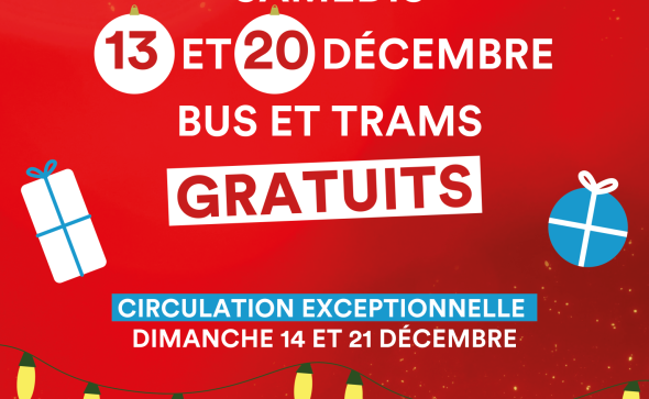C’est bientôt  Noël sur les lignes M réso et dans les parkings de Grenoble !