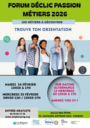 Forum déclic passion métiers