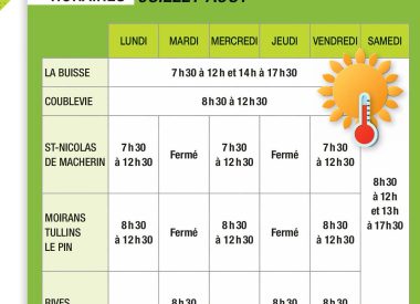Horaires d&rsquo;été des déchèteries dès le 22 juin