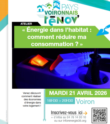 Atelier  « Énergie dans l’habitat : comment réduire ma consommation ? »